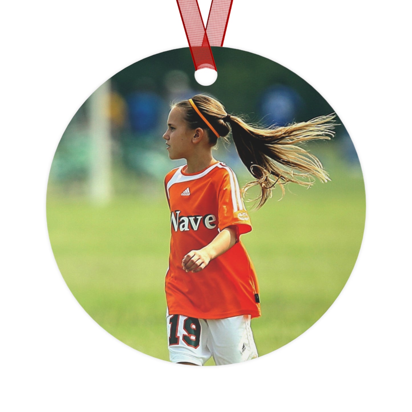 Personalized Soccer Photo Ornament 2024 - Custom Soccer Keepsake - Unique Gift for Soccer Fans