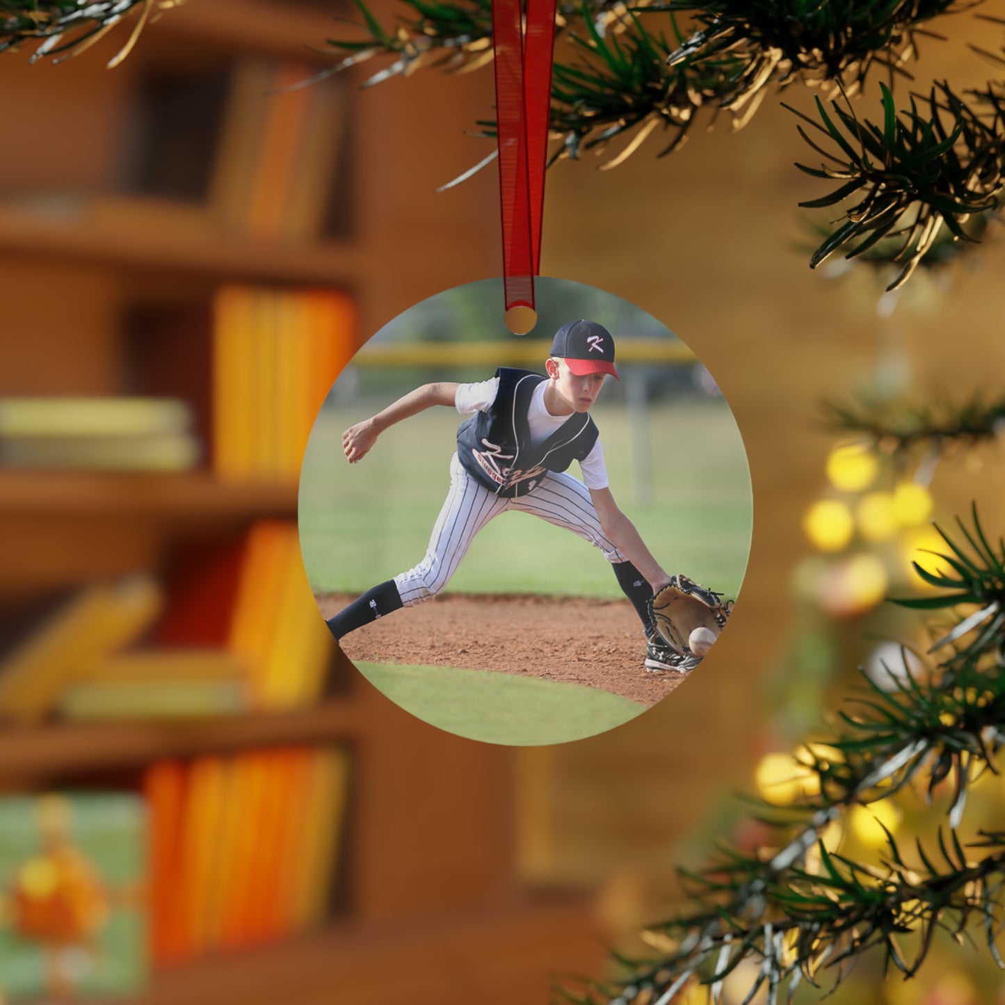 Custom Baseball Photo Ornament 2024 | Personalization Available
