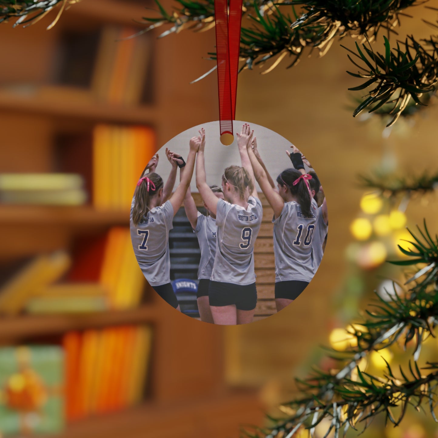 Personalized Volleyball Photo Ornament 2024 - Cherish Your Ace Moments!