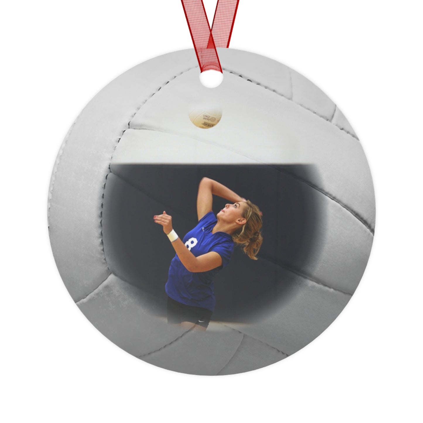 Personalized Volleyball Photo Ornament 2024 - Cherish Your Ace Moments!