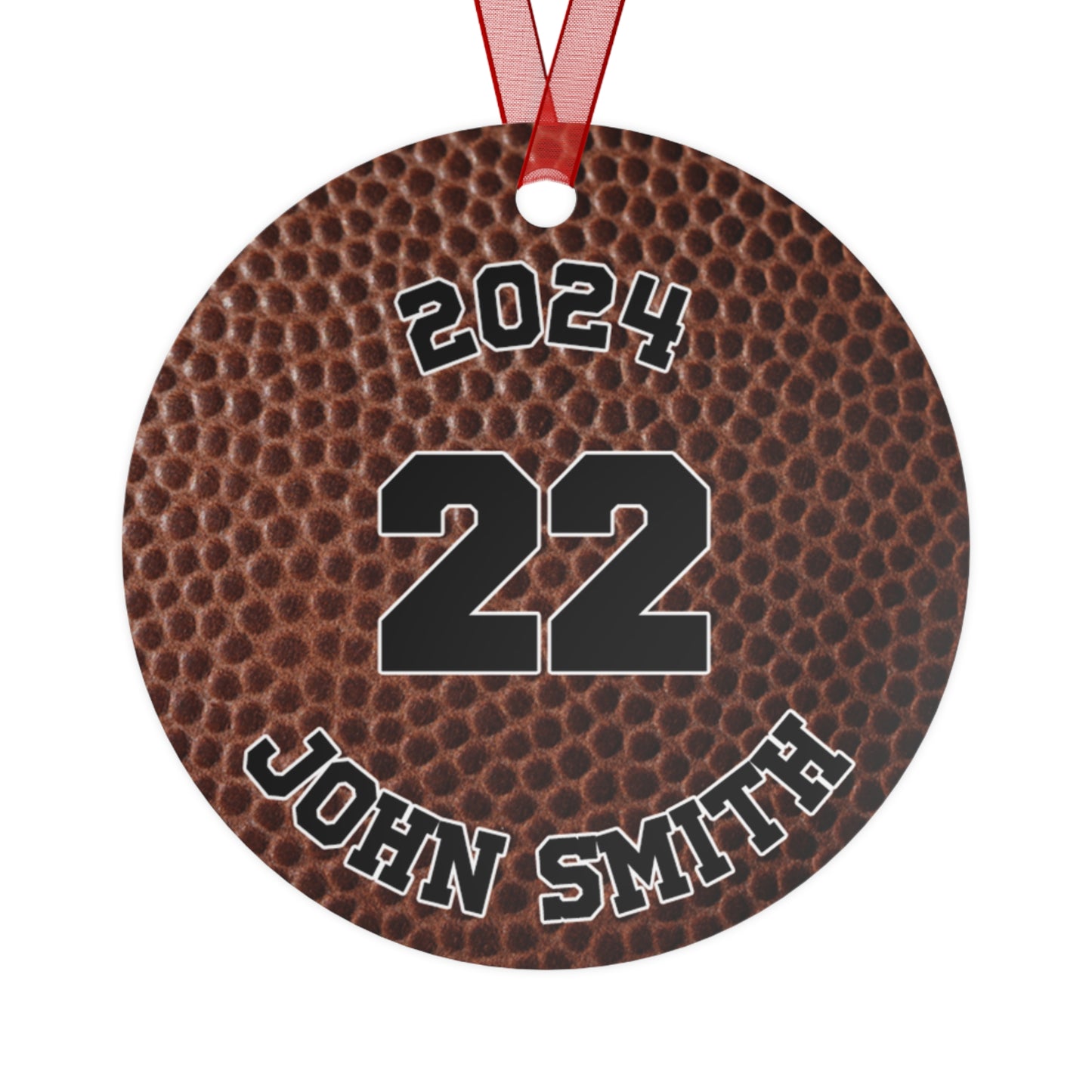 Touchdown Memories: Personalized Football Photo Ornament 2024 - Custom Keepsake for Fans and Players