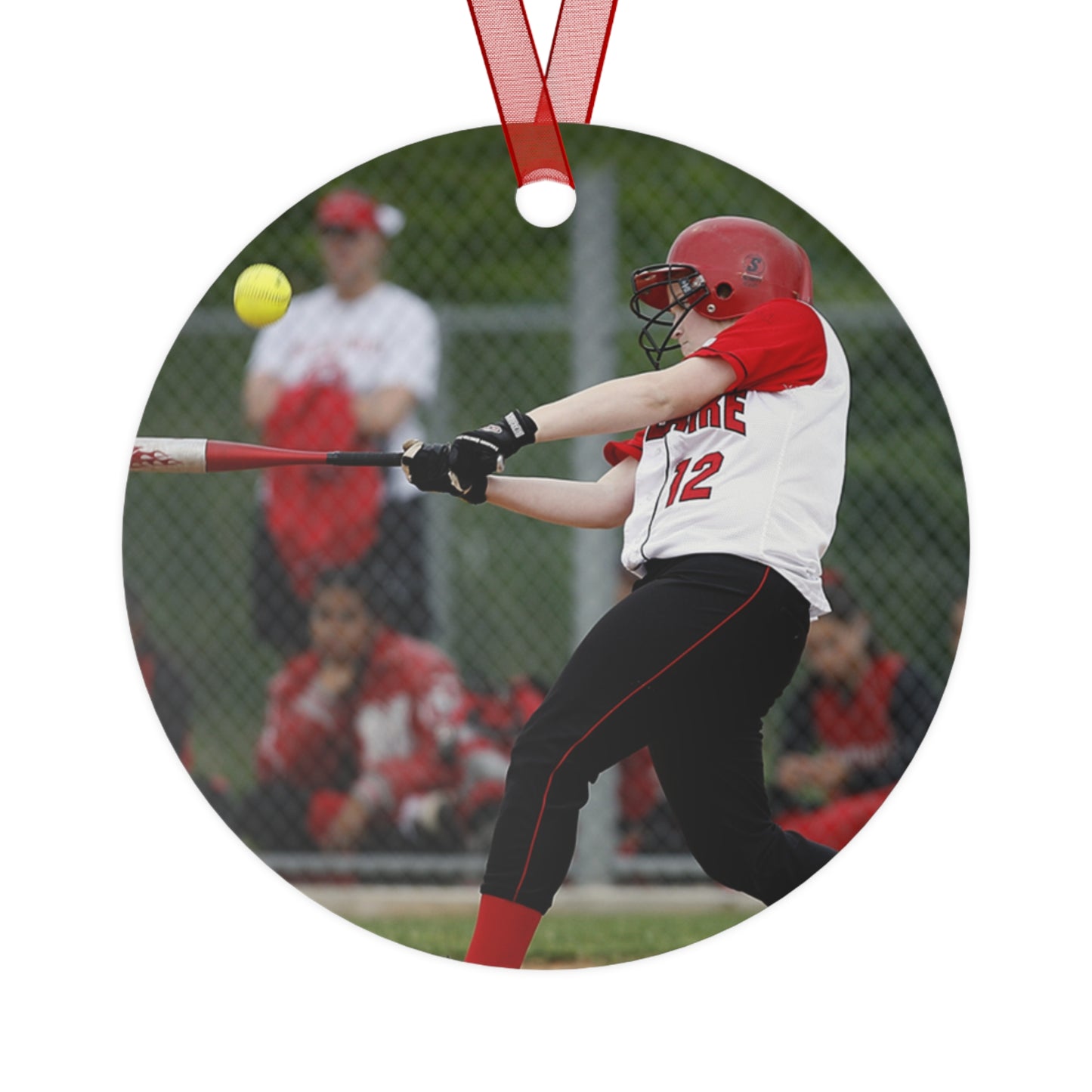 Personalized Softball Photo Ornament 2024 - Cherish Every Swing and Home Run!