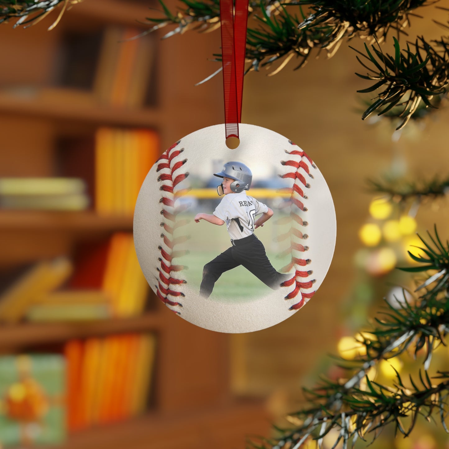 Custom Baseball Photo Ornament 2024 | Personalization Available