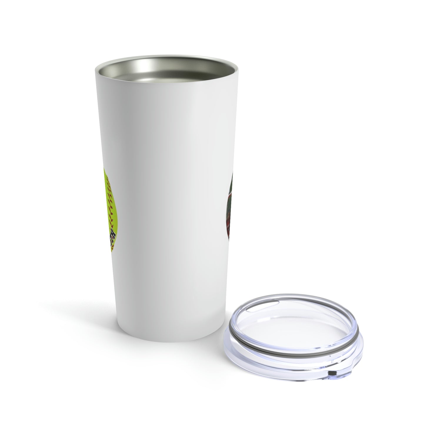 Personalized Softball Photo Tumbler 20oz