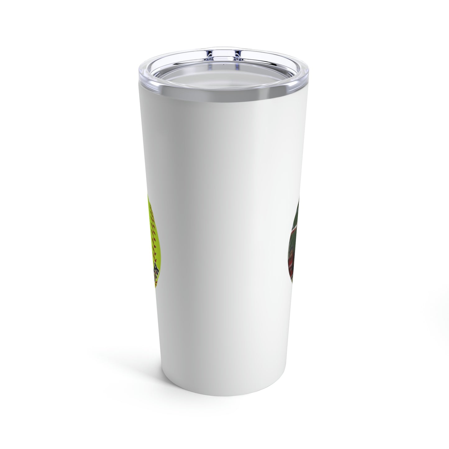 Personalized Softball Photo Tumbler 20oz
