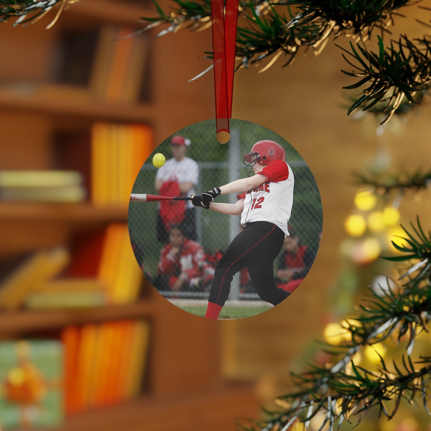 Personalized Softball Photo Ornament 2024 - Cherish Every Swing and Home Run!